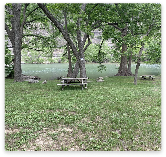 Floaties at BK's Primitive Campground